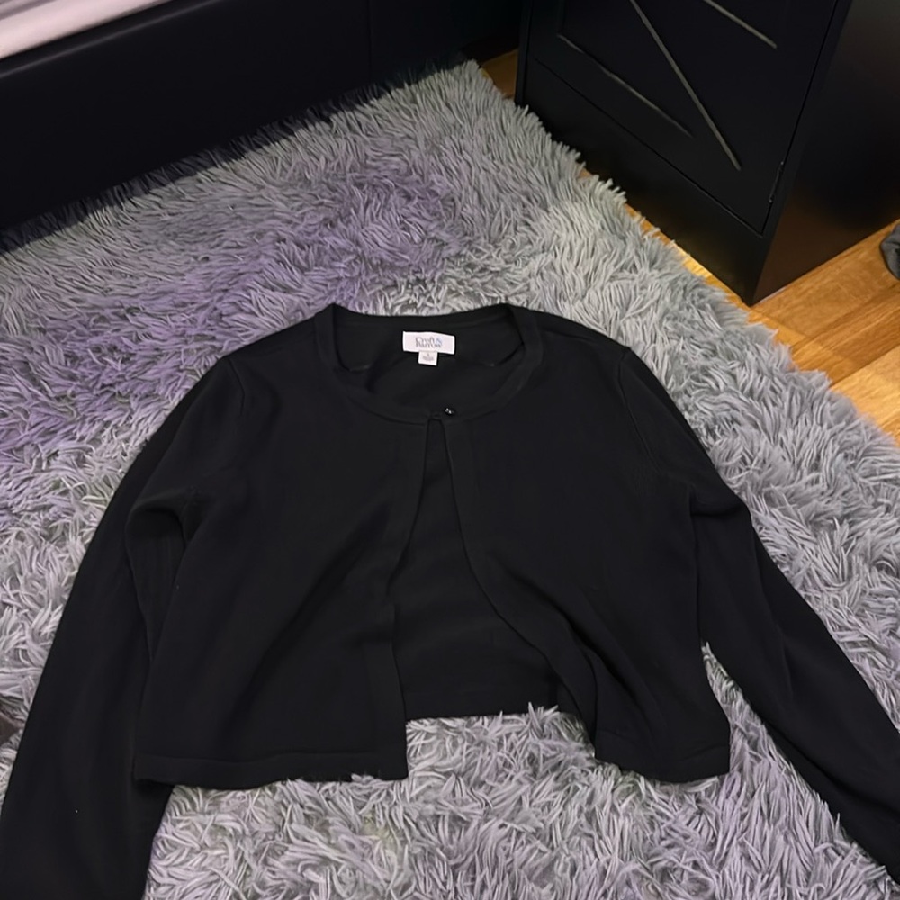 button sweater